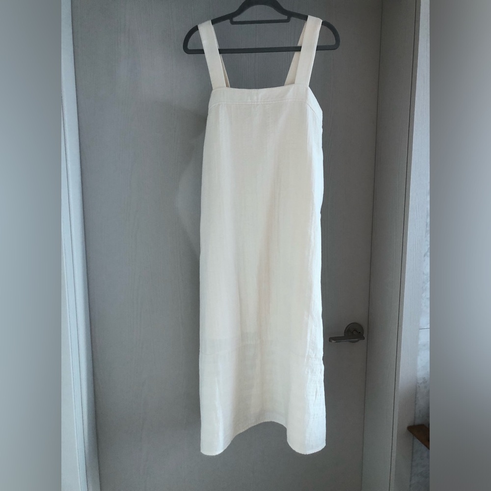 Eileen Fisher White Cotton Dress